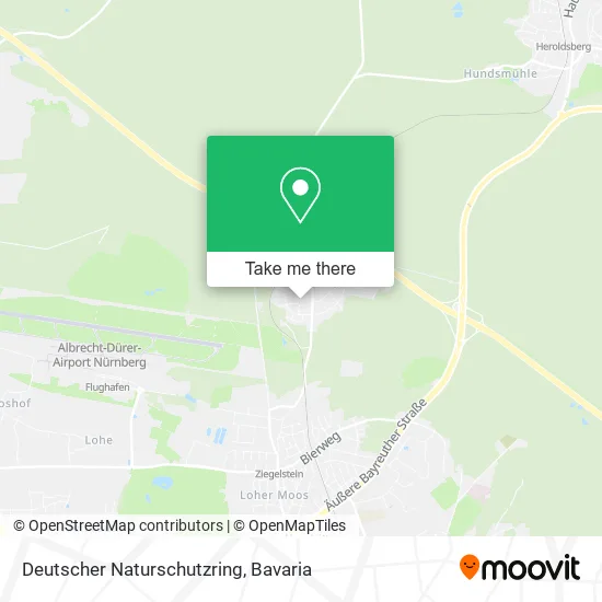 Карта Deutscher Naturschutzring