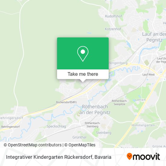 Integrativer Kindergarten Rückersdorf map