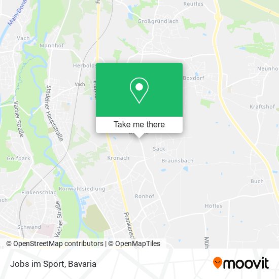 Jobs im Sport map