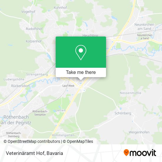 Карта Veterinäramt Hof