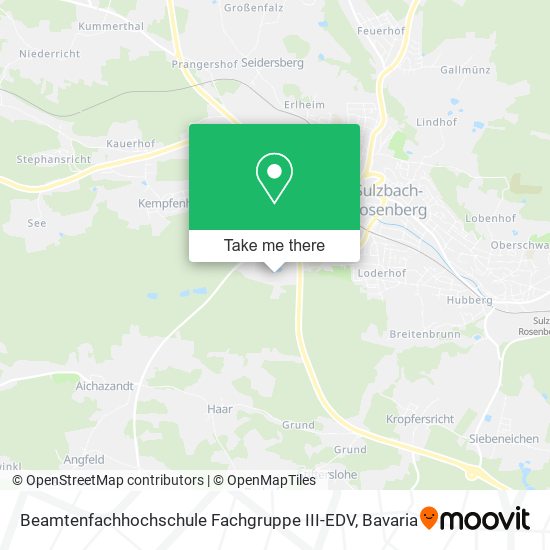 Beamtenfachhochschule Fachgruppe III-EDV map