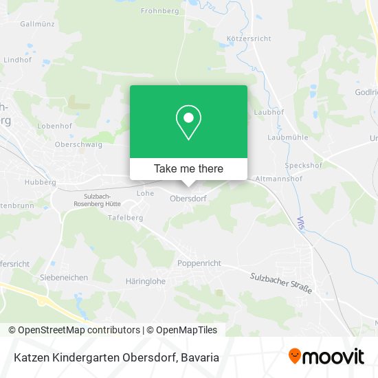 Katzen Kindergarten Obersdorf map