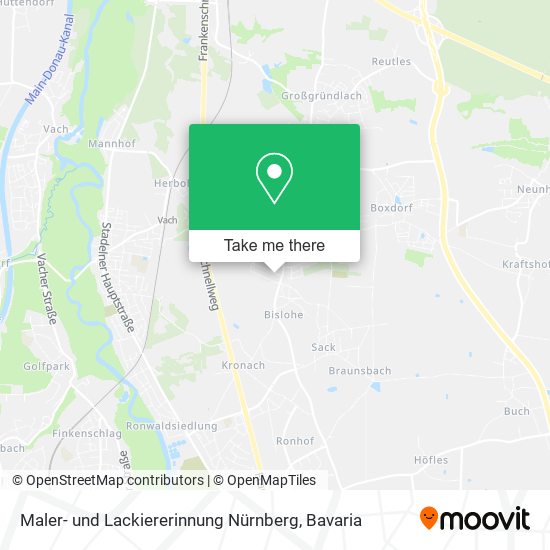 Maler- und Lackiererinnung Nürnberg map
