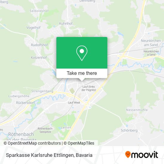 Sparkasse Karlsruhe Ettlingen map