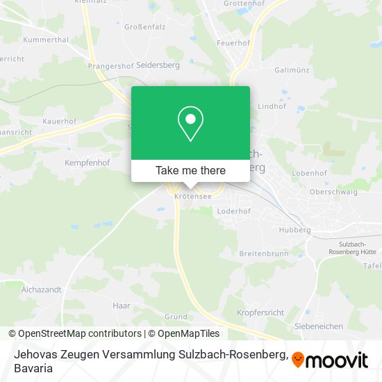 Jehovas Zeugen Versammlung Sulzbach-Rosenberg map