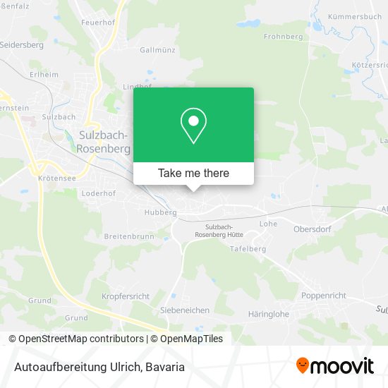 Autoaufbereitung Ulrich map