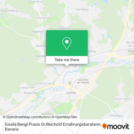 Gisela Bengl Praxis Dr.Reichold Ernährungsberaterin map
