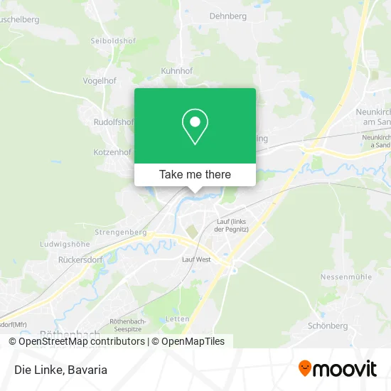 Карта Die Linke