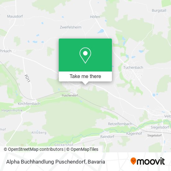 Alpha Buchhandlung Puschendorf map