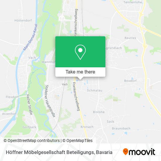 Höffner Möbelgesellschaft Beteiligungs map