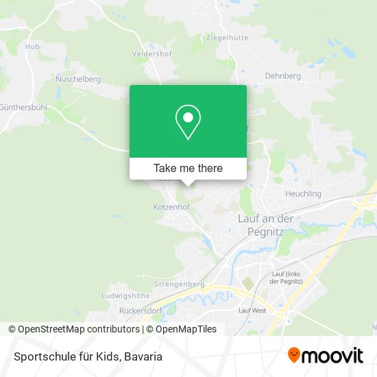 Sportschule für Kids map