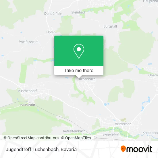 Карта Jugendtreff Tuchenbach