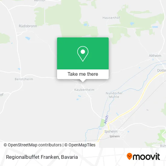 Карта Regionalbuffet Franken