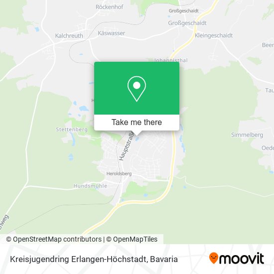 Kreisjugendring Erlangen-Höchstadt map