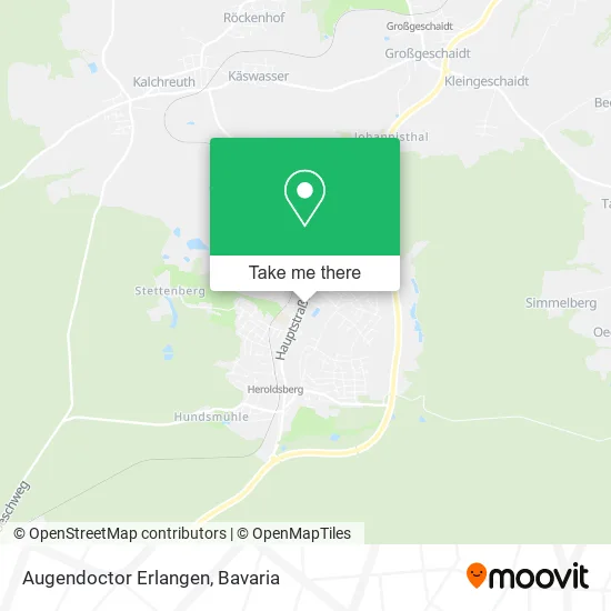 Карта Augendoctor Erlangen