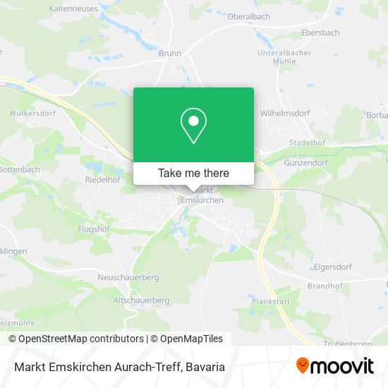 Markt Emskirchen Aurach-Treff map
