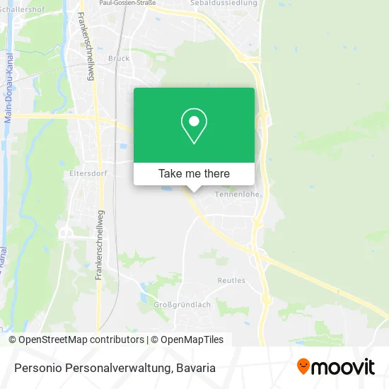 Карта Personio Personalverwaltung