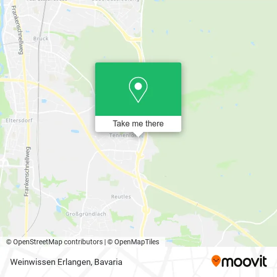 Карта Weinwissen Erlangen