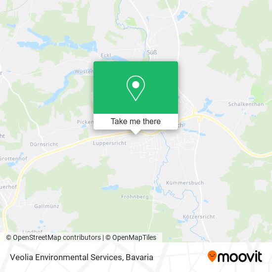 Veolia Environmental Services map