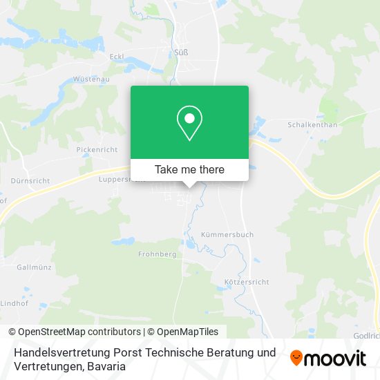 Handelsvertretung Porst Technische Beratung und Vertretungen map