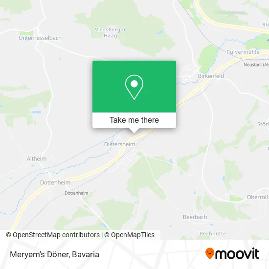 Карта Meryem's Döner