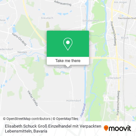 Elisabeth Schuck Groß Einzelhandel mit Verpackten Lebensmitteln map