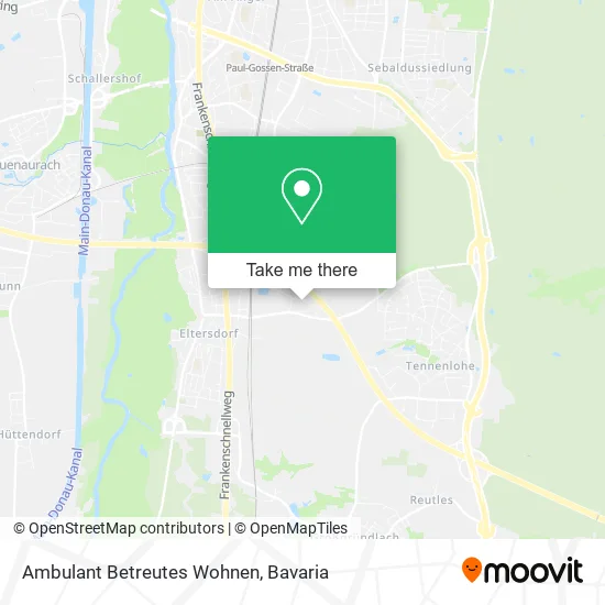 Карта Ambulant Betreutes Wohnen