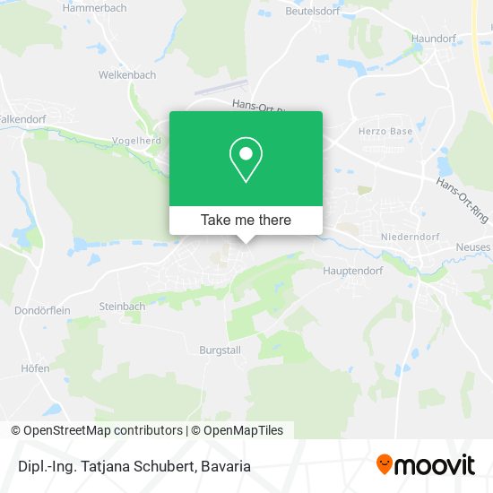 Dipl.-Ing. Tatjana Schubert map