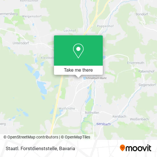 Карта Staatl. Forstdienststelle
