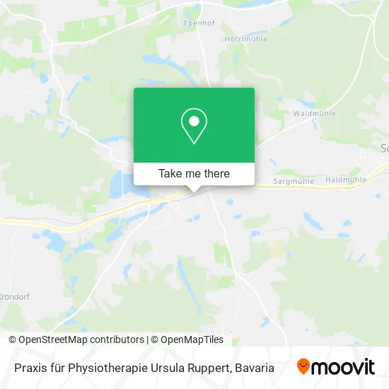 Карта Praxis für Physiotherapie Ursula Ruppert