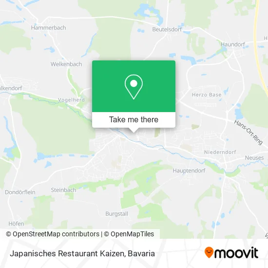 Карта Japanisches Restaurant Kaizen