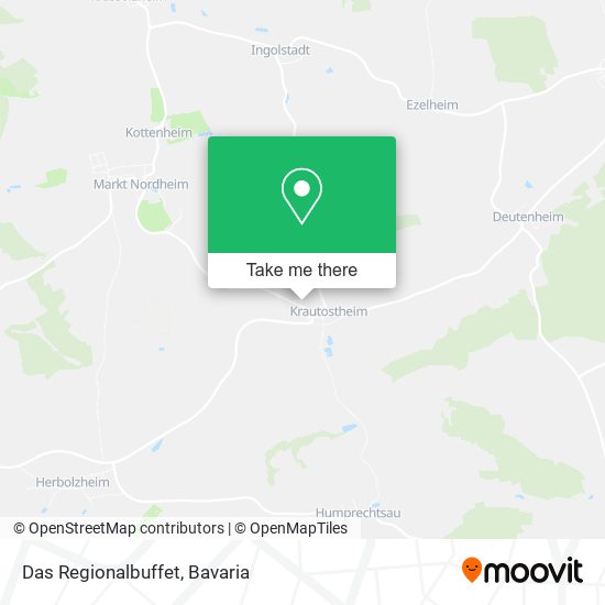 Карта Das Regionalbuffet