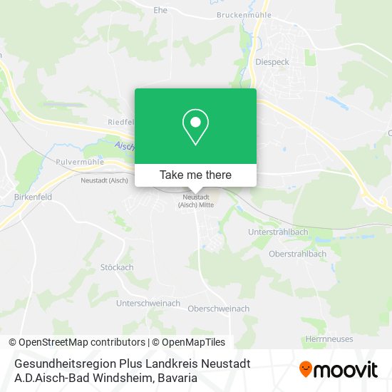 Gesundheitsregion Plus Landkreis Neustadt A.D.Aisch-Bad Windsheim map