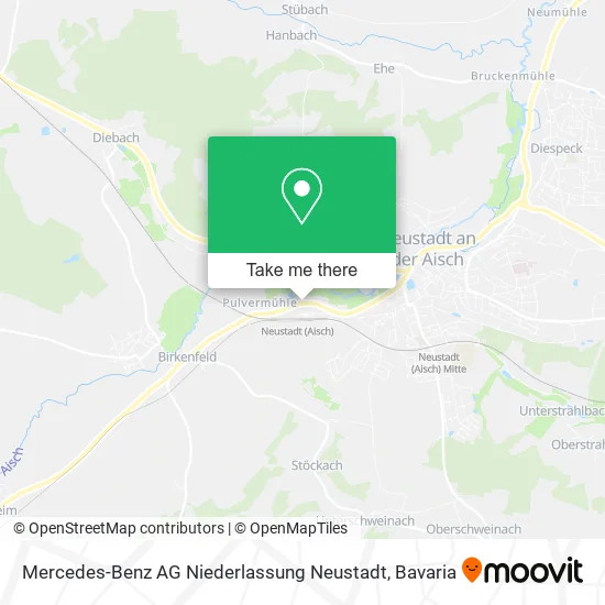 Карта Mercedes-Benz AG Niederlassung Neustadt