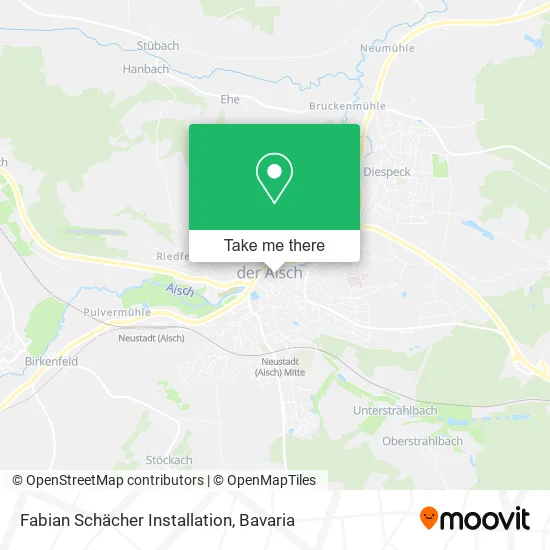 Карта Fabian Schächer Installation
