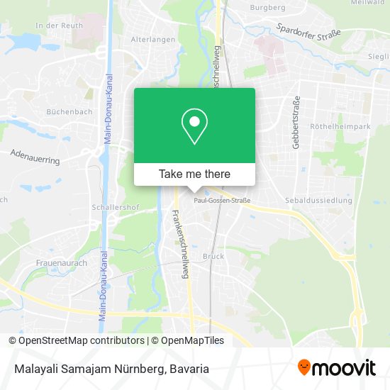 Malayali Samajam Nürnberg map