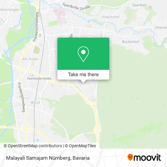 Карта Malayali Samajam Nürnberg