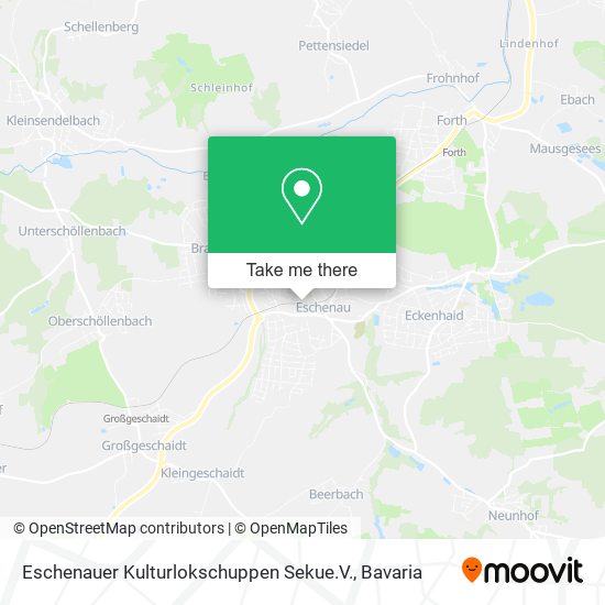 Eschenauer Kulturlokschuppen Sekue.V. map