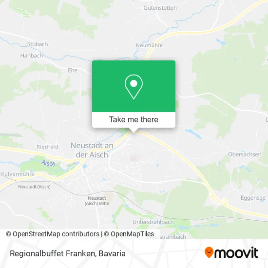Карта Regionalbuffet Franken