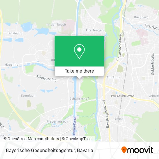 Bayerische Gesundheitsagentur map