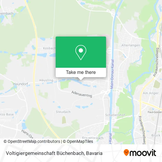 Карта Voltigiergemeinschaft Büchenbach