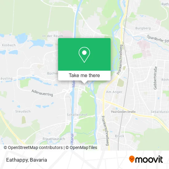 Карта Eathappy