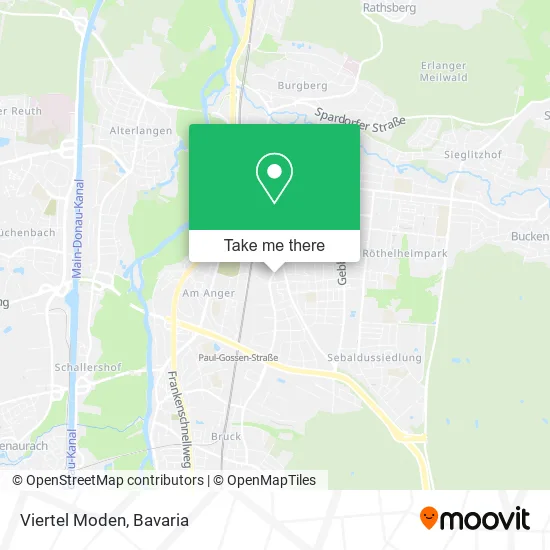 Карта Viertel Moden