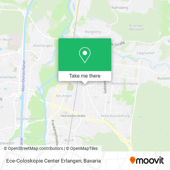 Ece-Coloskopie Center Erlangen map