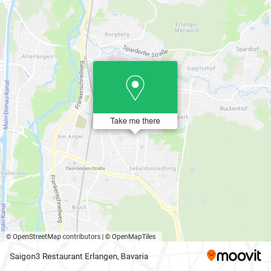 Карта Saigon3 Restaurant Erlangen