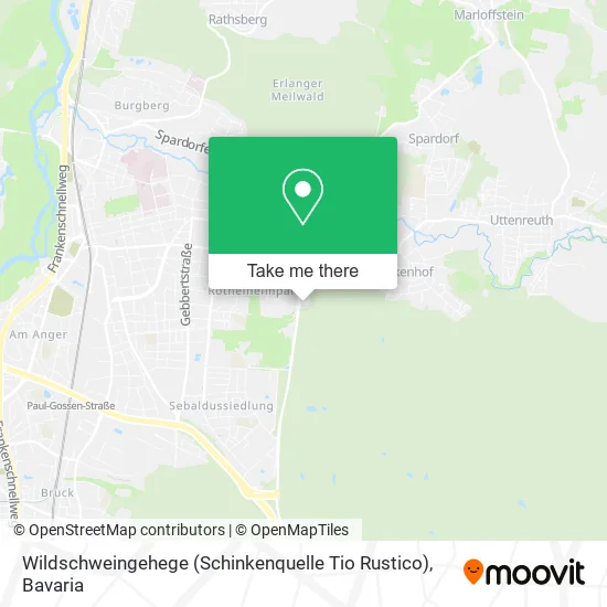 Wildschweingehege (Schinkenquelle Tio Rustico) map