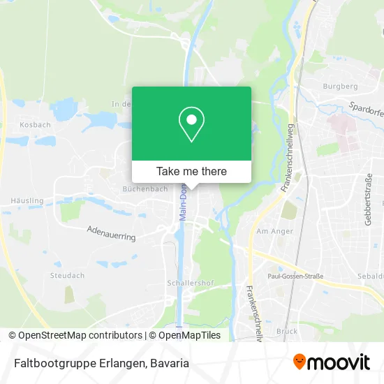 Карта Faltbootgruppe Erlangen