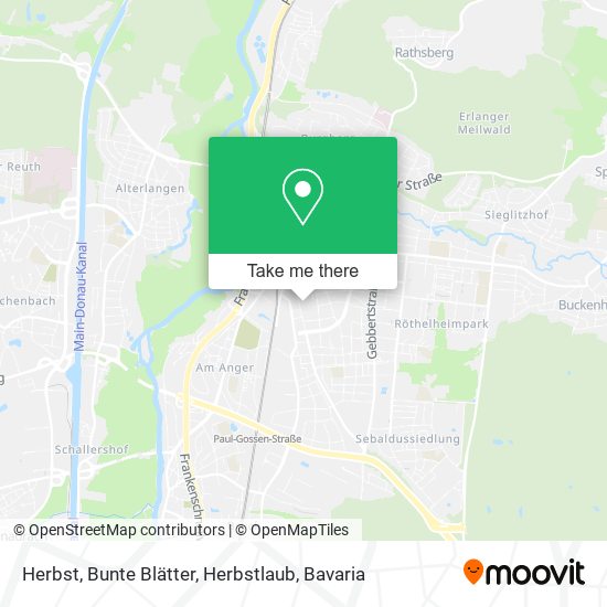 Herbst, Bunte Blätter, Herbstlaub map