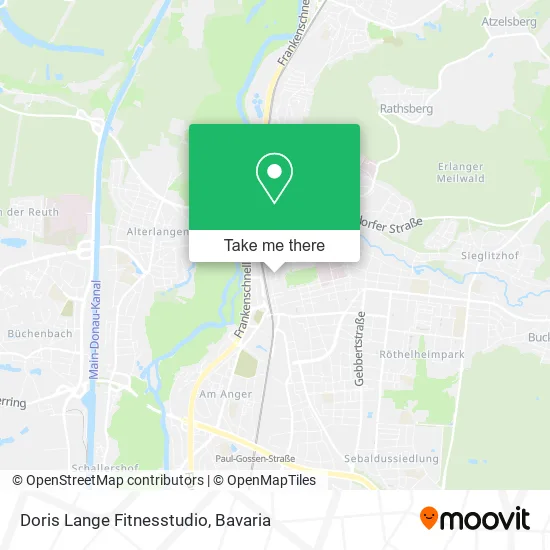 Карта Doris Lange Fitnesstudio