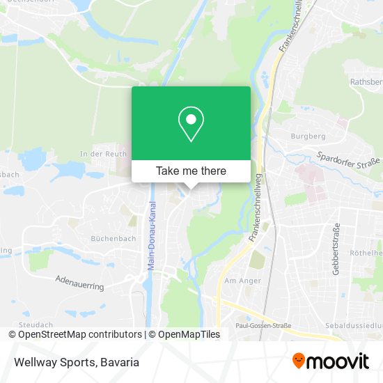 Wellway Sports map